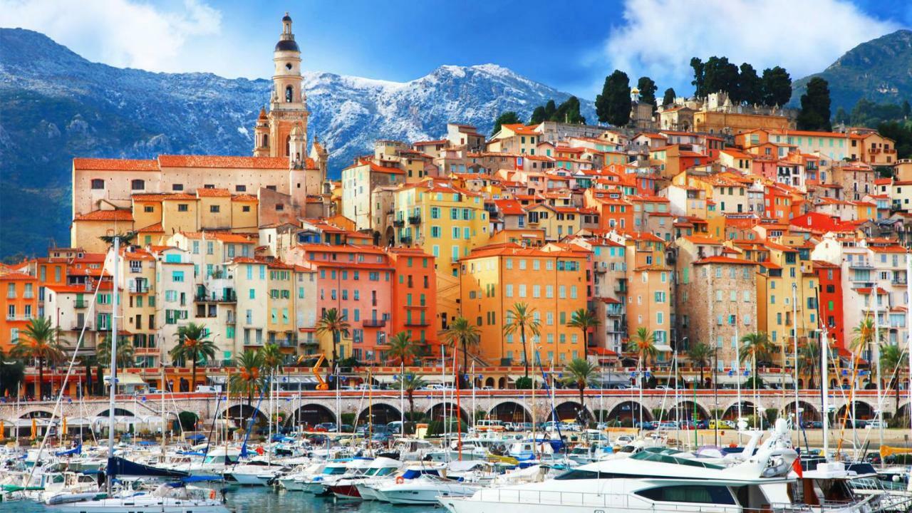Les Miradors Apartment Menton Bagian luar foto